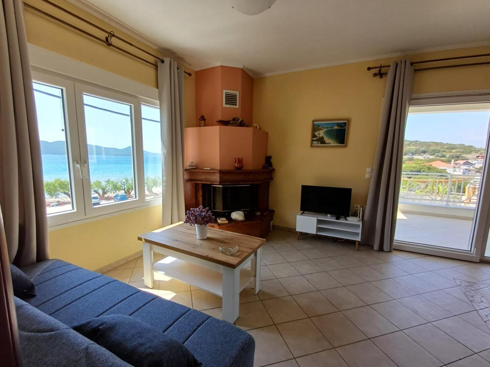 Nostos - Psili Ammos Apartments Bagian luar foto
