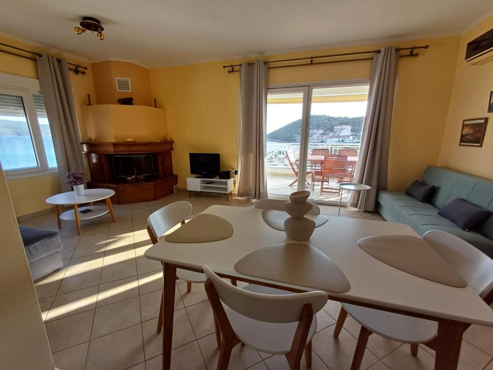 Nostos - Psili Ammos Apartments Bagian luar foto