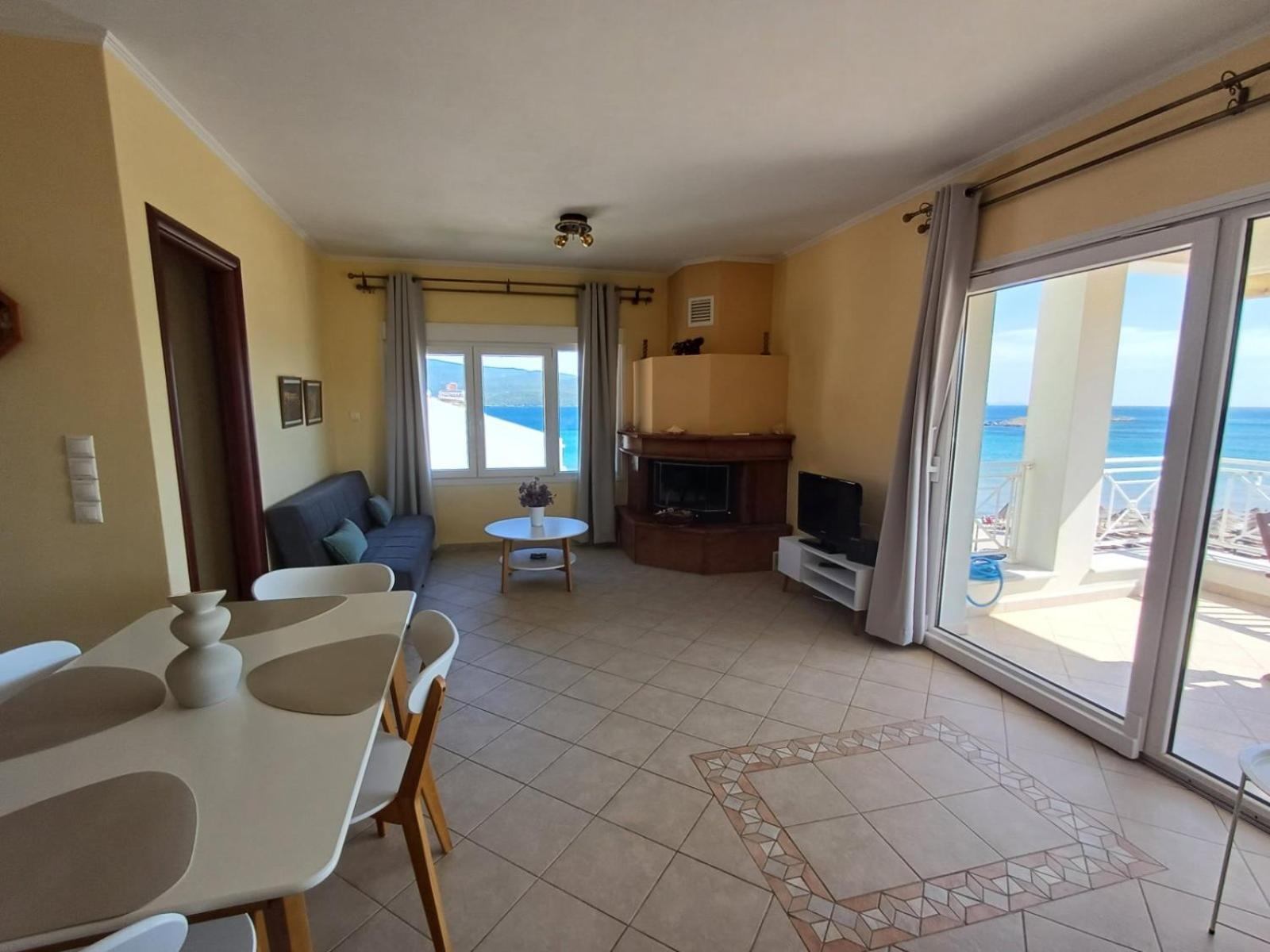 Nostos - Psili Ammos Apartments Bagian luar foto